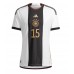 Germany Niklas Sule #15 Replica Home Stadium Shirt World Cup 2022 Short Sleeve
